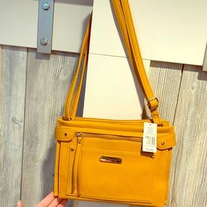 Yellow Leather Purse